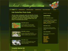 Tablet Screenshot of irishbutterflies.com
